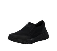 Slip-On Sneaker RIEKER, Herren, Gr. 44, schwarz, Lederimitat, Textil, unifarben, Schuhe, Slipper, Schlupfschuh, Halbschuh, Freizeitsneaker mit Gummizüge (82036054-44) schwarz