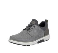 Slip-On Sneaker RIEKER, Herren, Gr. 45, grau, dunkelgrau, Lederimitat, Textil, Schuhe, Freizeitschuh, Halbschuh, Slipper mit MemoCup-Ausstattung (18873858-45) grau, dunkelgrau