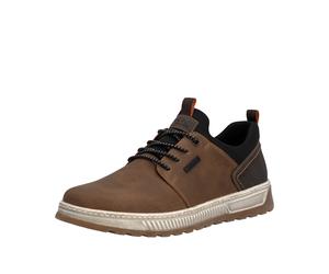 Slip-On Sneaker RIEKER, Herren, Gr. 46, braun, Lederimitat, Schuhe, Freizeitschuh, Halbschuh, Slipper mit TEX-Membrane (69775927-46) braun