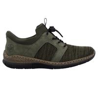 Rieker Damen Low-Top Sneaker N32G4, Frauen Halbschuhe,Freizeitschuhe,Turnschuhe,Laufschuhe,straßenschuhe,Strassenschuhe,grün (54),38 EU / 5 UK