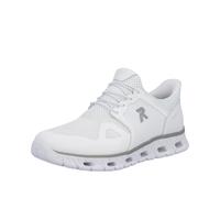 Slip-On Sneaker RIEKER "Ready2GO", Herren, Gr. 45, weiß, Lederimitat, Textil, Schuhe, Schlupfschuh, Freizeitsneaker mit Gummizug und weichem Schaftrand (12572322-45) weiß