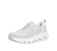 Slip-On Sneaker RIEKER SPORT, Damen, Gr. 40, weiß, Textil, Schuhe, Schlupfschuh, Freizeitsneaker, Halbschuh mit softem Schaftrand (79942349-40) weiß