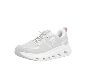 Slip-On Sneaker RIEKER SPORT, Damen, Gr. 43, weiß, Textil, Schuhe, Schlupfschuh, Freizeitsneaker, Halbschuh mit softem Schaftrand (79942349-43) weiß