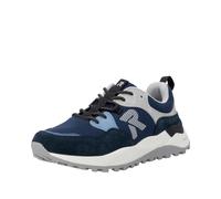 Slip-On Sneaker RIEKER SPORT, Herren, Gr. 45, dunkelblau kombiniert, Lederimitat, Textil, Schuhe, Sportschuh, Halbschuh, Schlupfschuh mit Gummizug (92552937-45) dunkelblau kombiniert