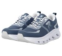 Slip-On Sneaker RIEKER SPORT, Herren, Gr. 47, blau (dunkelblau), Textil, Schuhe, Sportschuh, Freizeitsneaker, Halbschuh zum Schlupfen (89614848-47) dunkelblau
