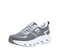 Slip-On Sneaker RIEKER SPORT, Herren, Gr. 47, grau, Textil, Schuhe, Sportschuh, Freizeitsneaker, Halbschuh zum Schlupfen (72706129-47) grau