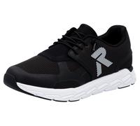 Rieker Damen Sneaker Preston M9000 – Slip-On, Nubuklederimitat/Textil – Schwarz Größe 36