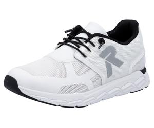 Slip-On Sneaker RIEKER SPORT "Preston", Damen, Gr. 40, weiß, Lederimitat, Textil, Schuhe, Freizeitschuh, Halbschuh, Schlupfschuh mit Gummizug (84443546-40) weiß
