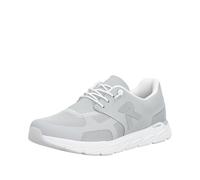 Slip-On Sneaker RIEKER SPORT "Preston", Herren, Gr. 42, grau (hellgrau), Nubuklederimitat, Textil, Schuhe, Running-Sneaker aus der neuen Christoph Kramer Kollektion (70574439-42) hellgrau