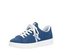 Slip-On Sneaker RIEKER SPORT "Swing2GO", Herren, Gr. 40, royalblau, Textil, Schuhe, Schlupfschuh, Freizeitsneaker mit aufgesetzter Schnürung (14562917-40) royalblau