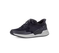 Slip-On Sneaker ROLLINGSOFT, Damen, Gr. 39, dunkelblau kombiniert, Glattleder, Textil, Veloursleder, Schuhe, Slipper, Halbschuh, Freizeitschuh mit Kontrastnähten (78024027-39) dunkelblau kombiniert