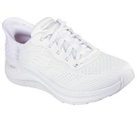 Slip-On Sneaker SKECHERS "ARCH FIT 2.0-EASY CHIC", Damen, Gr. 35, weiß, Textil, Schuhe Slip-On Sneaker, Schlupfschuh, Vegan mit elastischer Bungee Schnürung (57724733-35)