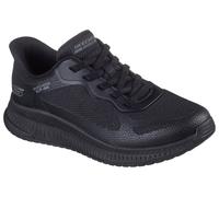Skechers Damen Bobs Squad 4 Staple Look Sneaker, Black Mesh, 40 EU