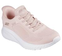 Slip-On Sneaker SKECHERS "BOBS SQUAD CHAOS-CURRENT MUSE", Damen, Gr. 43, rosa, Textil, casual, Schuhe, Slipper, Freizeitschuh in veganer Verarbeitung, Topseller (68397864-43) rosa