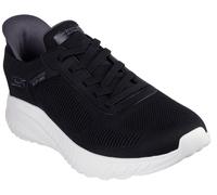 Slip-On Sneaker SKECHERS "BOBS SQUAD CHAOS-SOLID STEP" Gr. 45, schwarz Herren, Schuhe (54683744-45) schwarz
