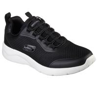 Slip-On Sneaker SKECHERS "DYNAMIGHT 2.0", Herren, Gr. 41, schwarz-weiß (schwarz, weiß), Mesh, Synthetik, Schuhe, Slipper, Sneaker mit Memory Foam (64729003-41) schwarz, weiß