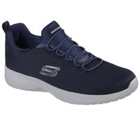 Slip-On Sneaker SKECHERS "DYNAMIGHT", Herren, Gr. 43, blau (navy), Textil, Schuhe, Sneaker, Sommerschuh, Freizeitschuh mit Gummizug zum Schlupfen (56872513-43) navy