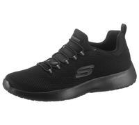 Slip-On Sneaker SKECHERS "DYNAMIGHT", Herren, Gr. 47,5, schwarz (schwarz uni), Textil, unifarben, Schuhe, Sneaker, Sommerschuh, Freizeitschuh mit Gummizug zum Schlupfen, Topseller (55739865-47,5) schw