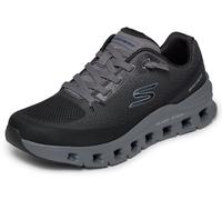 Slip-On Sneaker SKECHERS "GLIDE-STEP PRO-WAVERRA", Herren, Gr. 41, schwarz-weiß (schwarz, grau), Schuhe, Schlupfschuh, Halbschuh, Freizeitschuh, vegan (11643033-41) schwarz, grau