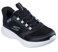 Slip-On Sneaker SKECHERS "GO RUN 400 V2", Kinder, Gr. 33, schwarz, Textil, sportlich, Schuhe, Freizeitschuh zum Schlupfen, Größenschablone zum Download (81414658-33) schwarz