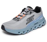 Slip-On Sneaker SKECHERS "GO RUN GLIDE-STEP ARCH FIT-CASION", Herren, Gr. 48, grau, Textil, Schuhe, Schlupfschuh, Halbschuh, Freizeitschuh, mit elastischen Schnürsenkeln (63873012-48) grau