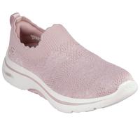 Slip-On Sneaker SKECHERS "GO WALK ARCH FIT 2.0-ROSA LINDA", Damen, Gr. 43, lila (mauve), Textil, Schuhe Slip-On Sneaker, Trainingsschuh, Schnürschuh mit rückfederndem Ultra Go (41457367-43)