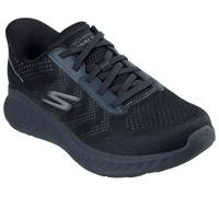 Slip-On Sneaker SKECHERS "GO WALK NOW-PAYTON", Herren, Gr. 41, schwarz, Textil, unifarben, Schuhe, Trainingsschuh, Schnürschuh mit Handsfree Slip-ins (11139302-41) schwarz