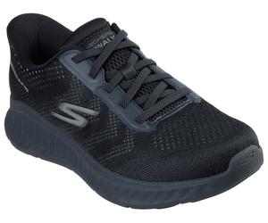 Slip-On Sneaker SKECHERS "GO WALK NOW-PAYTON", Herren, Gr. 41, schwarz, Textil, unifarben, Schuhe, Trainingsschuh, Schnürschuh mit Handsfree Slip-ins (11139302-41) schwarz