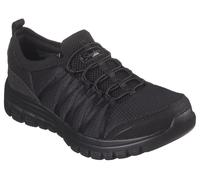 Slip-On Sneaker SKECHERS "GRACEFUL-SOFT SOUL", Damen, Gr. 37, schwarz, Lederimitat, Textil, unifarben, Schuhe Slip-On Sneaker, mit Memory Foam Ausstattung (73971964-37)