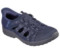 Slip-On Sneaker SKECHERS "REGGAE FEST 2.0-NEAP TIDE", Damen, Gr. 36, navy, Textil, meliert, Schuhe, Slipper, Barfußschuh, Sandale mit Gummizug (36630766-36) navy