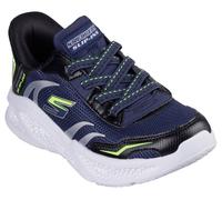 Skechers Slip-ins METEOR LIGHTS - BRISK-BEAMS Jungen Schuhe schwarz silber - 35
