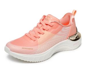Slip-On Sneaker SKECHERS "SNOOP ACE-CYBER WALKER", Damen, Gr. 35, orange, Lederimitat, Textil, kontrastfarbene Details, Schuhe, Schlupfschuh, Freizeitsneaker, Halbschuh mit Vapor Foam (38372922-35) or