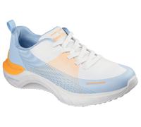 Slip-On Sneaker SKECHERS "SNOOP ACE-CYBER WALKER", Herren, Gr. 43, weiß, blau, Lederimitat, Textil, kontrastfarbene Details, Schuhe, Schnürschuh, Sportschuh, Snoop Sneaker zum Schlupfen (77836143-43)