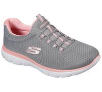Skechers Summits Top Player Damen Sneaker , Grey Mesh Pink Trim, 38 EU