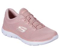 Slip-On Sneaker SKECHERS "Summits", Damen, Gr. 41, Textil, rosa, Synthetik, Textil, Schuhe, Slipper, Freizeitschuh, Komfortschuh mit gepolstertem Schaftrand (90795111-41) rosa