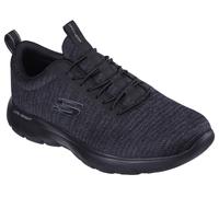 Slip-On Sneaker SKECHERS "SUMMITS-", Herren, Gr. 40, Textil, schwarz, Schuhe, Slipper, Freizeitschuh, Halbschuh mit Elastic Schnürsenkel (62503632-40) schwarz
