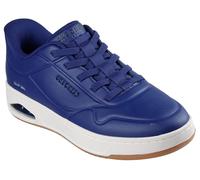 Slip-On Sneaker SKECHERS "UNO CTL-UNO DURABUCK SLIP IN", Herren, Gr. 45, blau (dunkelnavy), Lederimitat, Schuhe, Retro Sneaker, Slipper mit Luftkissendämpfung (62459733-45) dunkelnavy