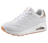 Skechers Uno Shimmer Away Damen Sneaker weiß/gold - 41