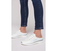 Slip-On Sneaker SOCCX, Damen, Gr. 37, weiß, Synthetik, Textil, bestickt, Schuhe, mit Wechselfußbett (74649065-37) weiß