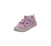 Slip-On Sneaker SUPERFIT "TRACE WMS: mittel", Mädchen, Gr. 31, flieder, rosa, Polyester, Veloursleder, Schuhe, Sandale, mit Schnellverschluss, Größenschablone zum Download (46797230-31) flieder, rosa