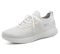 Slip-On Sneaker TAMARIS, Herren, Gr. 36, weiß, Lederimitat, Textil, unifarben, Schuhe, Freizeitschuh, Slipper, Halbschuh in veganer Verarbeitung (29815045-36) weiß