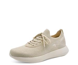 Slip-On Sneaker TAMARIS, Damen, Gr. 37, creme, Lederimitat, Textil, unifarben, Schuhe, Freizeitschuh, Slipper, Halbschuh in veganer Verarbeitung (87741648-37) creme