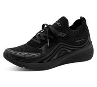 Slip-On Sneaker TAMARIS, Damen, Gr. 37, schwarz, Lederimitat, Textil, unifarben, Schuhe, Slipper, Halbschuh in veganer Verarbeitung (16224227-37) schwarz