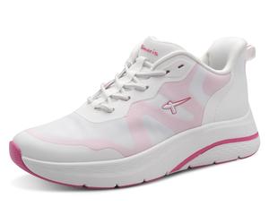 Slip-On Sneaker TAMARIS, Damen, Gr. 37, weiß kombiniert, Lederimitat, Textil, Schuhe, Plateau, Freizeitschuh, Halbschuh, Slipper mit Kontrastbesatz (65919501-37) weiß kombiniert