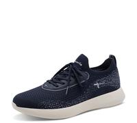 Slip-On Sneaker TAMARIS, Damen, Gr. 38, blau (navy), Lederimitat, Textil, unifarben, Schuhe, Freizeitschuh, Slipper, Halbschuh in veganer Verarbeitung (10951808-38) navy