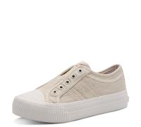 Slip-On Sneaker TAMARIS, Damen, Gr. 38, creme, Textil, unifarben, Schuhe, Slipper, Schlupfschuh, Freizeitschuh in veganer Verarbeitung (75379719-38) creme