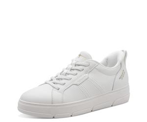 Slip-On Sneaker TAMARIS, Damen, Gr. 38, weiß, Lederimitat, Textil, Schuhe, Freizeitschuh, Halbschuh, Slipper in veganer Verarbeitung (84116929-38) weiß