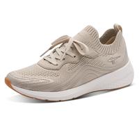 Slip-On Sneaker TAMARIS, Damen, Gr. 41, beige (creme), Lederimitat, Textil, unifarben, Schuhe, Slipper, Halbschuh in veganer Verarbeitung (22214054-41) creme