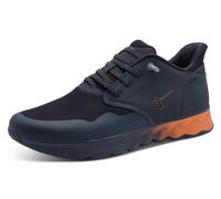 Slip-On Sneaker TAMARIS, Herren, Gr. 41, navy kombiniert, Lederimitat, Textil, kontrastfarbene Details, unifarben, Schuhe, Freizeitschuh, Slipper, Halbschuh mit Ortholite-Ausstattung (15671214-41) nav