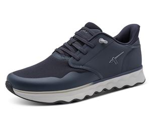 Slip-On Sneaker TAMARIS, Herren, Gr. 41, navy, Lederimitat, Textil, kontrastfarbene Details, unifarben, Schuhe, Freizeitschuh, Halbschuh mit Ortholite-Ausstattung, für Herren (17440524-41) navy